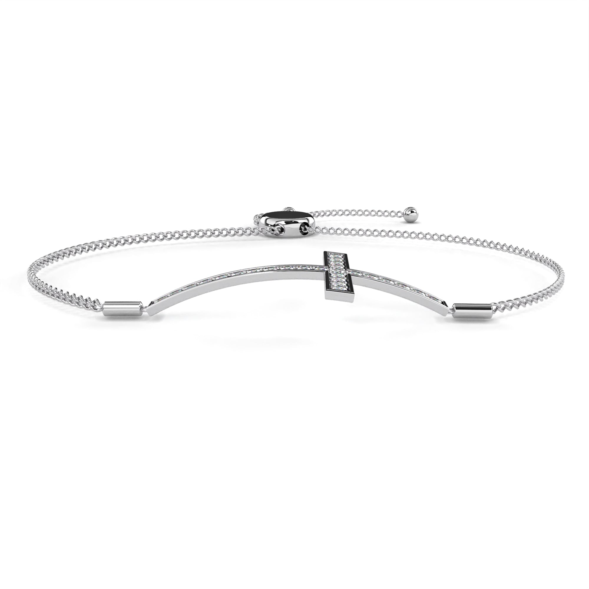 Solitairekart 0.33ct Round Cut Natural Diamond Bracelet-HI Color. VS-SI Clarity